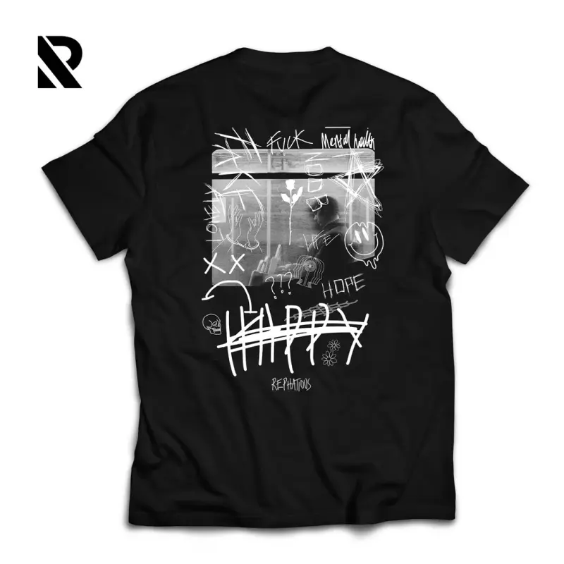 T-Shirt "Loneliness" Black